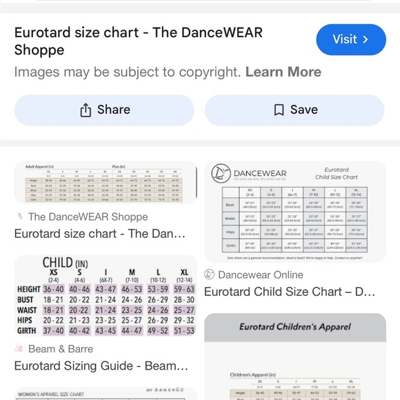 Eurtotard black small child leotard 4-6 Leotard - Picture 6 of 6